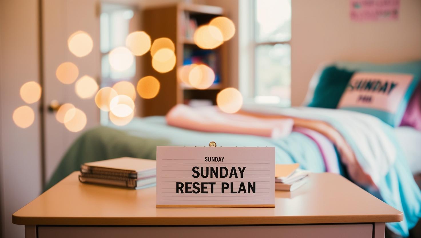 Sunday Reset Plan shopping list