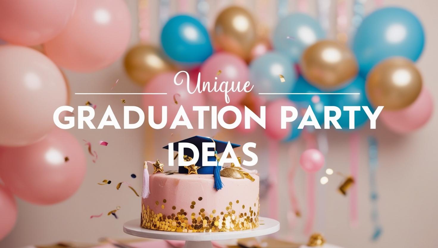 unique graduation party ideas