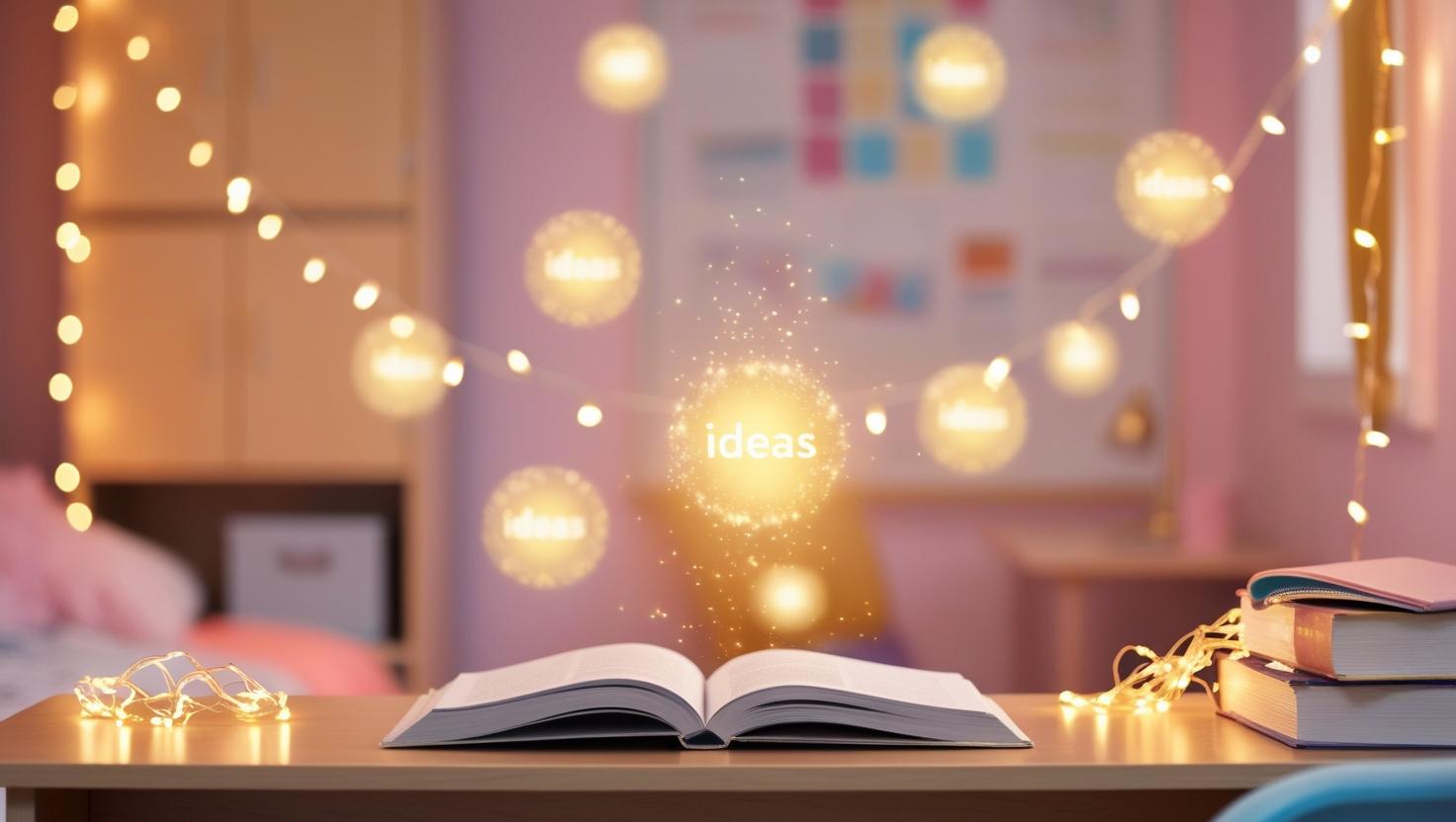 bright ideas to make your college room feel magical