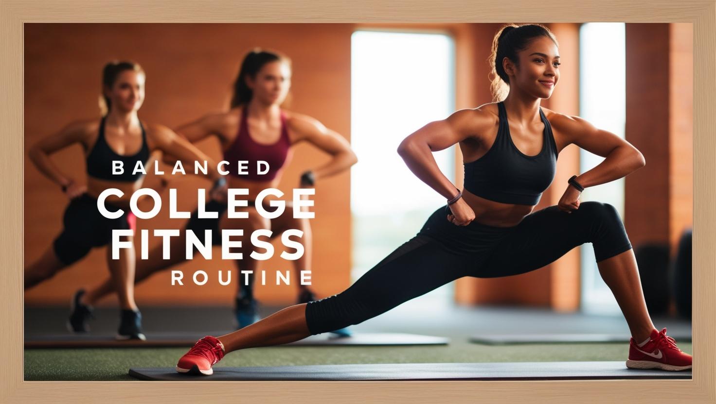 balanced college fitness routine