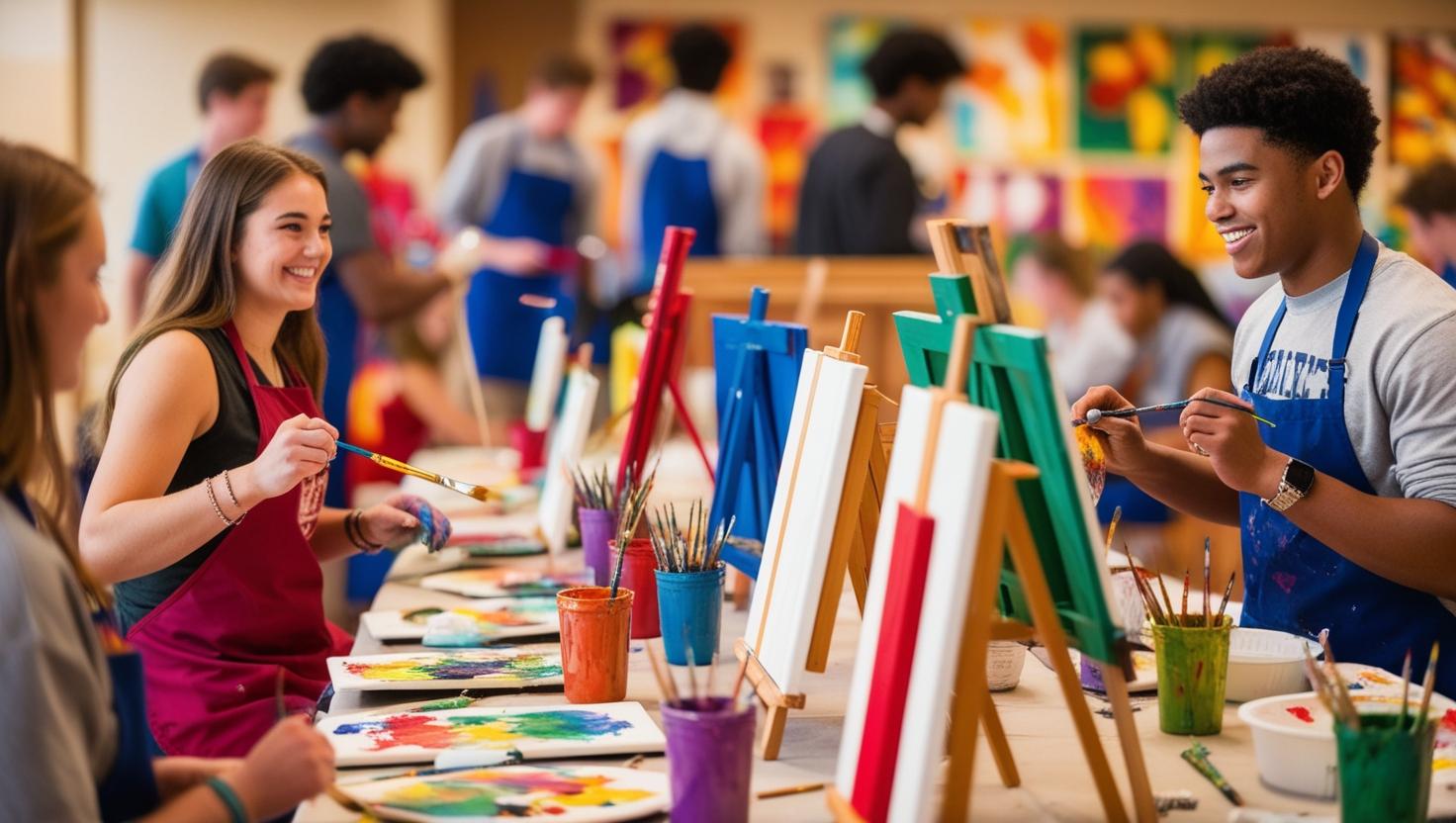 College Painting Day Ideas