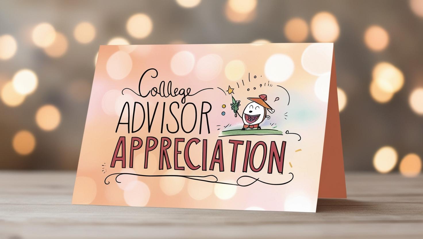 advisor appreciation card ideas